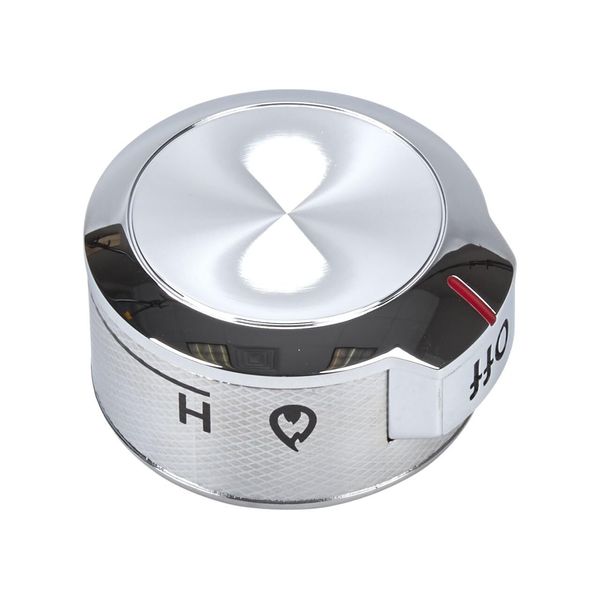 Whirlpool W11030413 OEM Range Surface Burner Knob, Stainless
