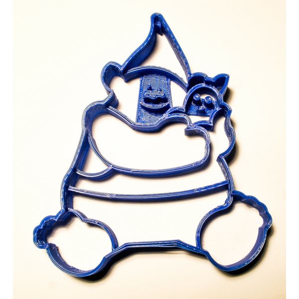 BIGGIE AND PET WORM MR DINKLES TROLLS KIDS MOVIE COOKIE CUTTER TOOL USA PR2002