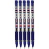 Flair 5 x Mr Grip BLUE 0.7mm Tip Ballpoint Pens