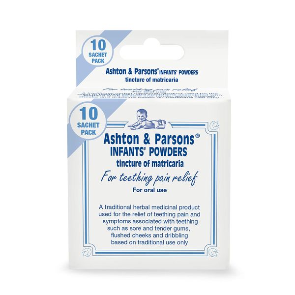 Ashton & Parsons Infant Teething Powder 10 Sachets10 Units