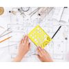 Traceease Multiple Geometric Shapes Combination Template Drawing Stencils Drafting Tools