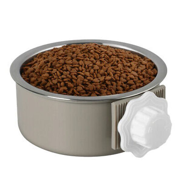 Dog Food Container Cat Bowl Kennel Water Hanging Containers for