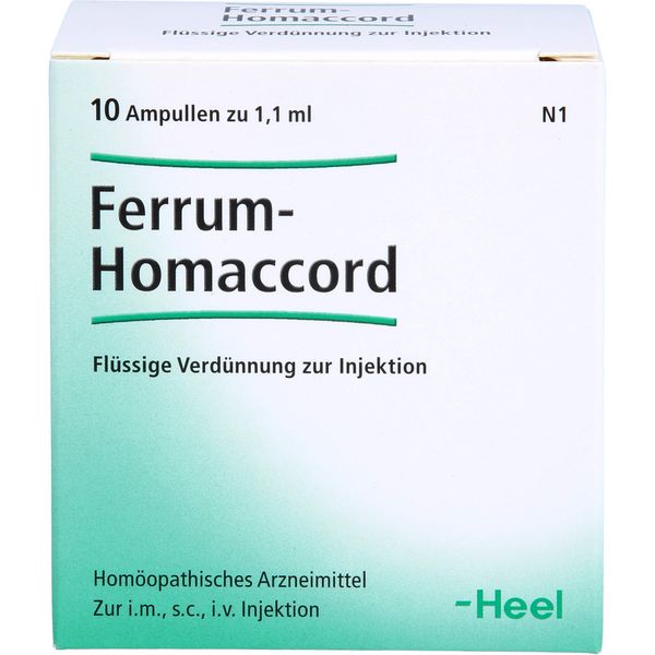 Ferrum-Homaccord Inj.-Lsg., 10 St. Ampullen