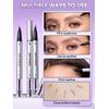 SHEGLAM Real Flow Laminating Brow Pen-Chocolate