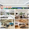 12 Pack 4 Inch 10W 5CCT Ultra-Thin LED Recessed Ceiling Light with Junction Box