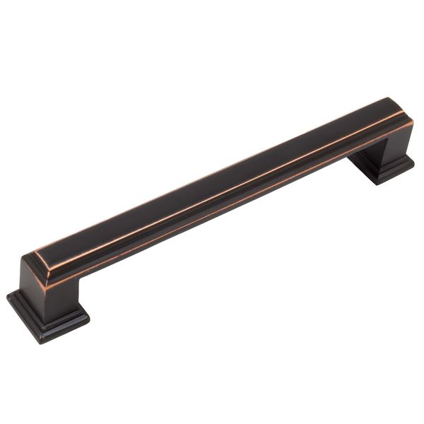 Metropolis Cabinet Pull, 128 Millimeters, Vintage Bronze by Stone Harbor Hardwar