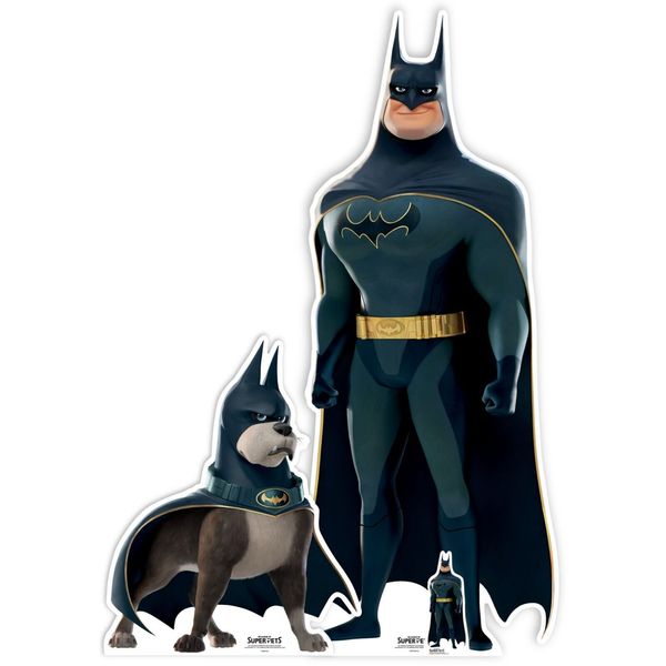 Batman and Ace of DC League of Super-Pets Cardboard Cutouts Double Pack-