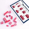 40pcs Double Row Dip Switch Kit Slide Type Dip Switch Double 1 2 3 4 5 6 8 10 Position 2.54mm PCB Mountable On-Off Toggle Switch for Circuit, Breadboard