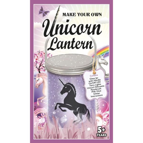 MAKE YOUR OWN 871 CHP0007 EA Unicorn Lantern, red