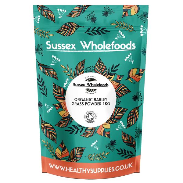 Sussex Wholefoods Organic Barley Grass Powder 1kg