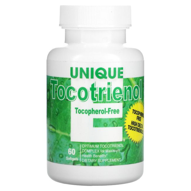 Unique E Tocotrienol, Tocopherol-Free, 60 Softgels