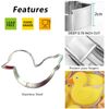 Spring Cookie Cutters-Egg Carrot Bunny Face Flower Duck Butterfly Sheep Easter