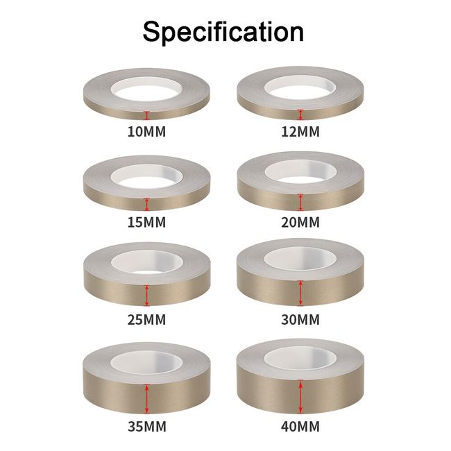 Copper Tapes, Dual Side Conductive, Adhesive, Solderable, 5mm - 50mm