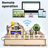 KEYESTUDIO IoT Smart Home Farm Kit for Arduino ESP32,Electronics Programming Kit Compatible with Arduino Scratch Online Tutorials,DIY Sensor Kit STEM Educational Set