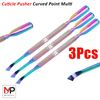 Trimmer Cuticle Remover Pusher, Rainbow Durable Fingernails Toenails Dead Skin