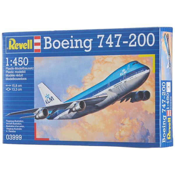 Revell 03999 Boeing 747-200 1:450 Scale Unbuilt/Unpainted Plastic Model Kit