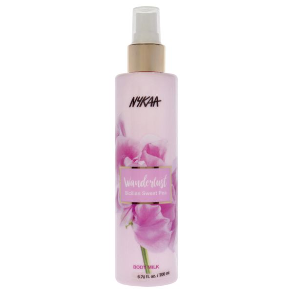 Nykaa Naturals Wanderlust Body Milk - Sicilian Sweet Pea for Women - 6.76 oz Body Milk