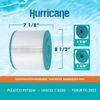 Hurricane Replacement Spa Filter Cartridge for PVT50W & Unicel C-8350, 2 Pack