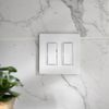 Lutron Claro Smart Accessory Switch, only for use with Diva Smart Dimmer Switch/Claro Smart Switch | DVRF-AS-LA | Light Almond