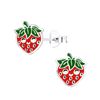Cute Strawberry Earrings - 925 Sterling Silver