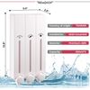500ml (16.9oz) x 3 Chamber- Wall Mounted Shower Soap Dispenser
