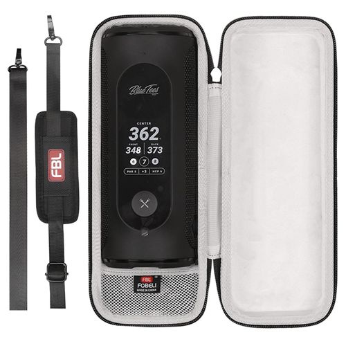 FBLFOBELI Hard Travel Case Compatible with Blue Tees Golf Player+ GPS Speaker, Hard Carrying Protective Golf GPS Speaker Case with Shoulder Strap