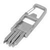 VOBOR Outdoor Multitool - Keychain Multitool 12 in 1 Folding Multi Tool Stainless Steel Outdoor Screwdriver Bit