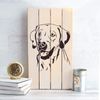 Labrador Face Stencil - Animal, Dog Face, Lab, Dog Stencils