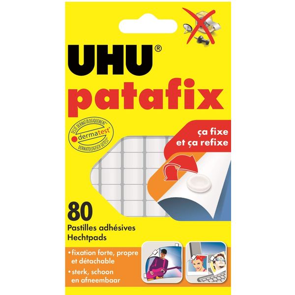 UHU PATAFIX UHU WIT VERWIJDERBAAR