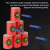 EKIND 12 Pcs Foam Can Target Compatible for Nerf Elite Series Blasters & Target Games
