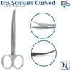 X9 Iris Scissors Curved 4.5" Dental Veterinary Surgical Pro New Instruments