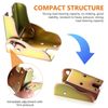 4 Pcs Self Locking Foldable Hinges, Self Locking Hinge Extension Support, Folding Table Legs Lock Extension Folding Shelf Brackets Table Brackets for Workbench Desktop Expansion