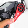  REDSPIDER RC Transmitter Steering Wheel Trigger Alloy Steering Wheel TriggerOne Hand Control Accessory for Flysky FS-G7P(Red)