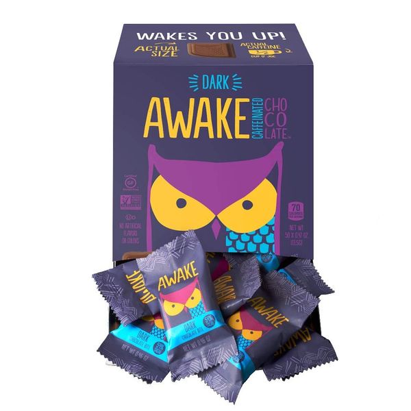 Awake Caffeinated Chocolate Energy Bites (Dark Chocolate, 50)