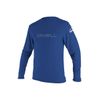 O'Neill Men's Basic Skins UPF 50+ Long Sleeve Sun Shirt, Pacific, S