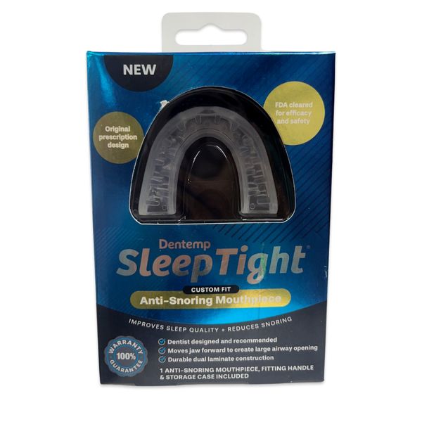 Dentemp SleepTight Custom Fit – Anti-Snoring  Mouthguard Dmg.Pkg.