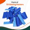 50 x Plastic Blue 5mm Thick Window & Glazing Packers