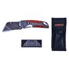 Amtech S0305 Folding Lock-Back Utility Knife with Wooden Grip