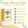 Miw Piw Ginger Soap Lymphatic Drainage Pack 3 - Anti-Cellulite Skin Tightening - Natural Ingredients Detox Soaps for Deep Clean Shower, Detoxification, Rejuvenating