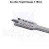 Bracket Height Gauge .18mm Dental Measuring Positioning Wick Type Orthodontist