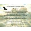 Names To Remember CUSTOMIZED I'm Free Poem Personalized Bereavement Gift On Eagle Background