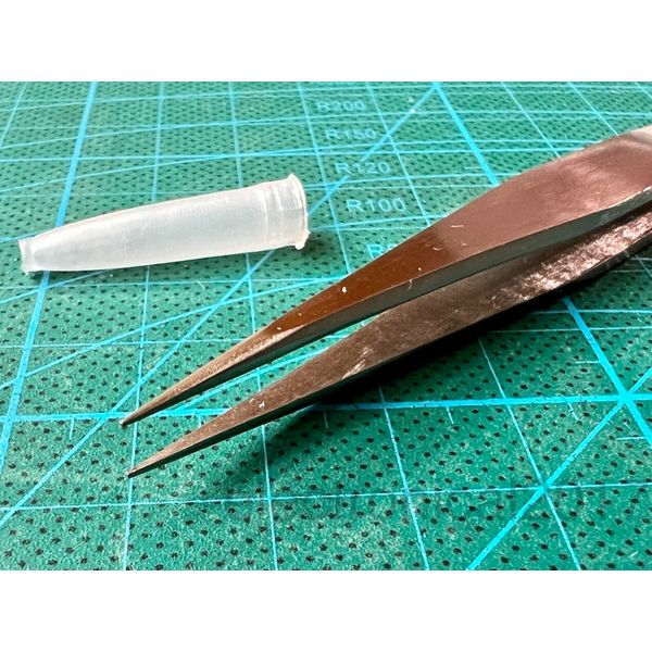 2pcs SMD/SMT Electronics Tweezers, Precision Ground Fine Tip, Stainless, 5", LOT