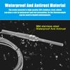 Alinan 2pcs 2M/Approx 6.6Ft 50MM Probe M8 Pipe Thread Temperature Sensor Probe Two Wire Temperature Controller (0~400℃) K-Type Stainless Steel Thermocouple