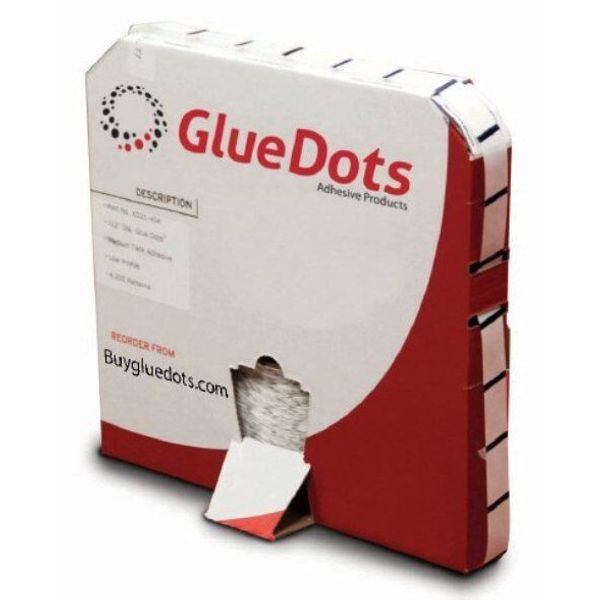 GLUE DOTS XD41-404 Adhsv Dots,Clear,1/2