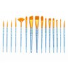 Royal Brush Crafter's Choice Gold Taklon Brush Value Set-15/Pkg, Small to Medium