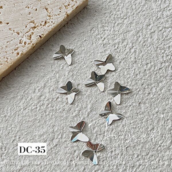 D.nail Decoration Stone DC-35 Butterfly Crystal 10PCS Nail Nail Parts Butterfly