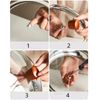 Wood Universal Pot Lid Knobs Replacement Knobs for Pan Lid Replacement Pot Knobs 2 Pack (Wood Color)