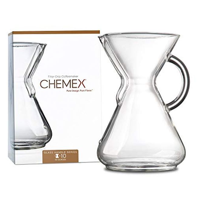 Chemex Pour-Over Glass Coffeemaker - Classic Series - 8-Cup - Exclusive  Packaging