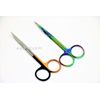 GERMAN RAINBOW IRIS SCISSORS 4.5" STRAIGHT+HIGH GRADE IRIS SCISSORS 4.5" CURVED
