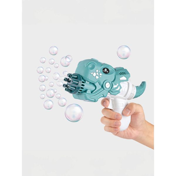 Dinosaur Electric Bubble Gun